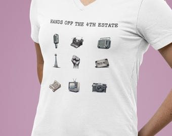 Freedom of the Press Tee: Retro Media Shirt