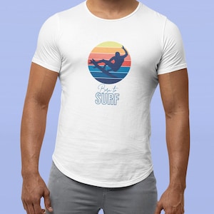 Born to Surf Unisex Tee - Beach Vibes & Summer Living, gift for him, gift for her, gift for surf lovers.