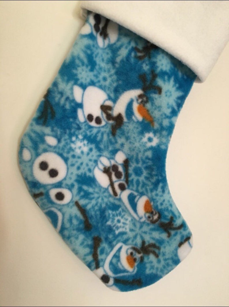 Personalize this Frozen-Olaf Fleece Stocking