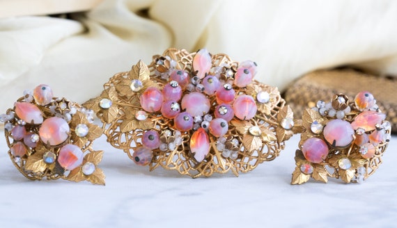 アクセサリー ALICE CAVINESS New York vintage jewelry 1940s Alice Caviness Jewelry | Exquisite Purple Earrings