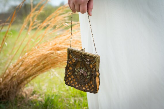 Antique Victorian Purse - Downton Abbey Gift For … - image 3