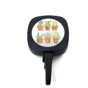 Retractable badge reel "Cactus " Porte-insigne rétractable pour carte d'employé,  magnétique.Idéale pour infirmière