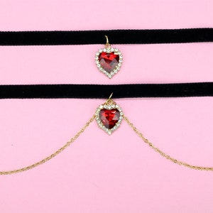 Royal Princess Choker (red crystal)