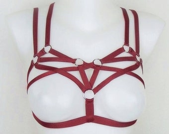 Deep Red Swan Harness