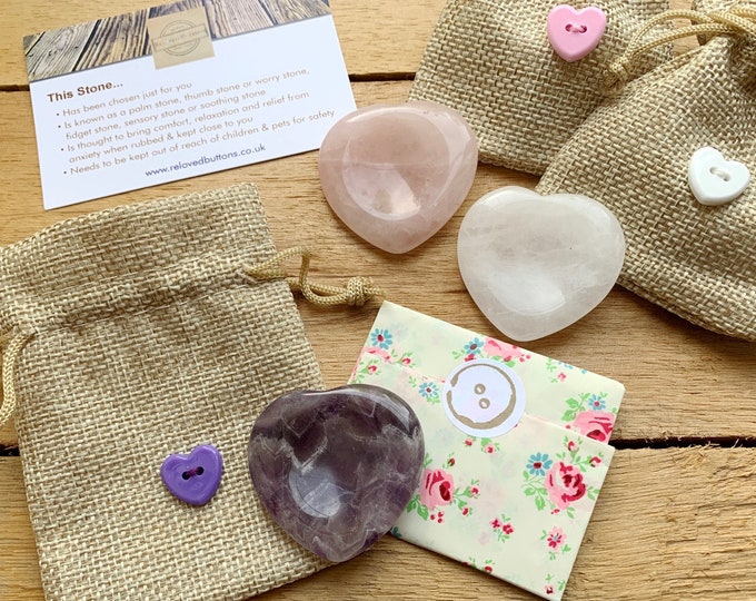 Heart Worry Stones