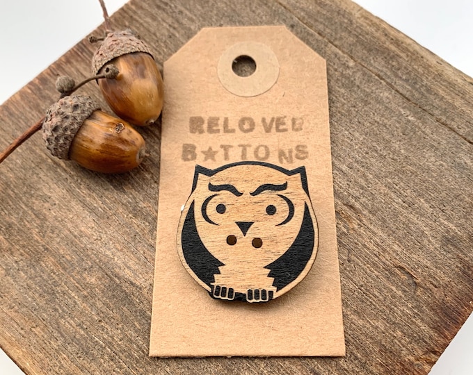 Owl Pin Brooch