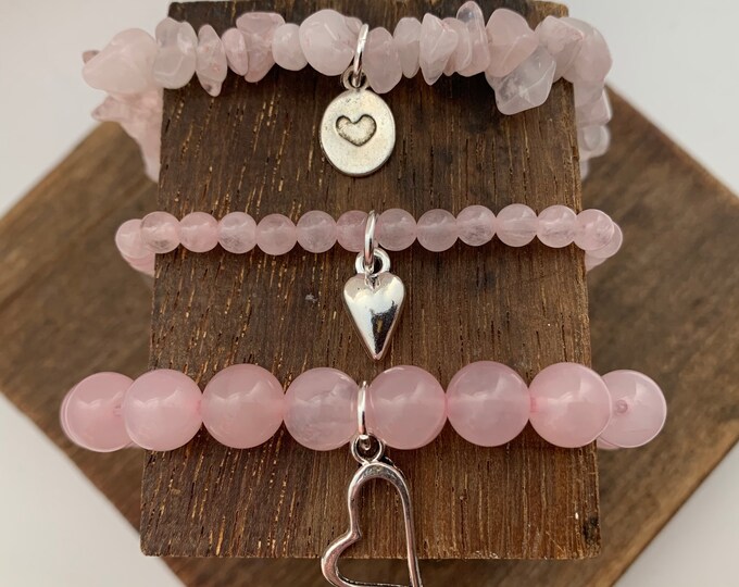 Rose Quartz Bracelets