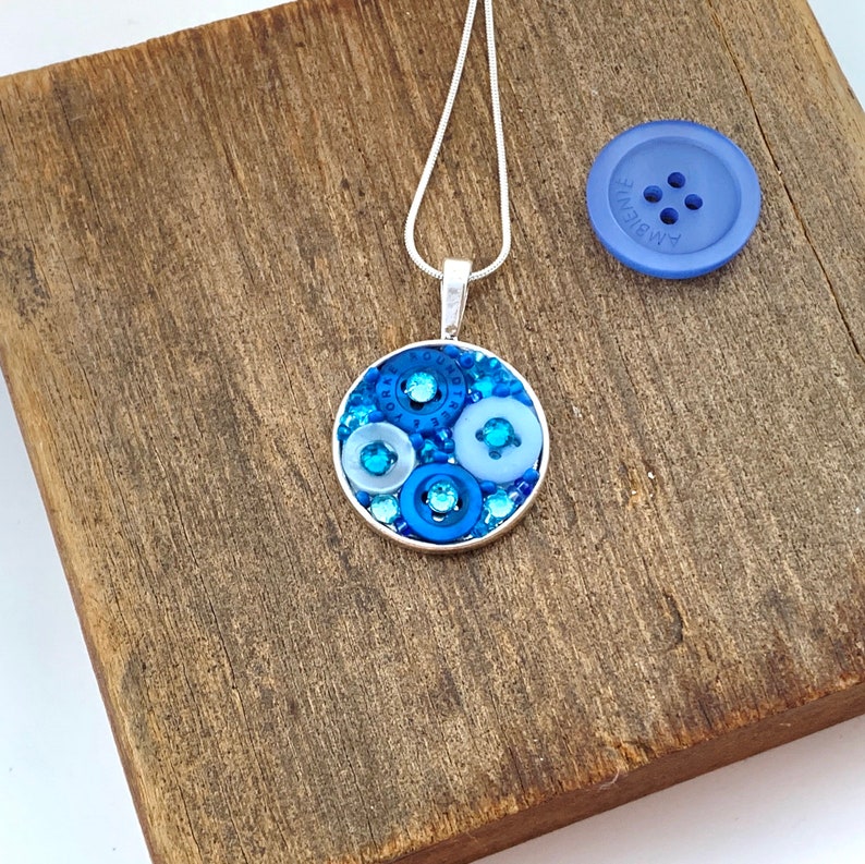 Colorful Pendant Necklace Colorful Necklace Colorful Etsy UK