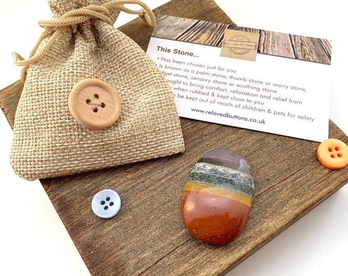 Rainbow Worry Stone