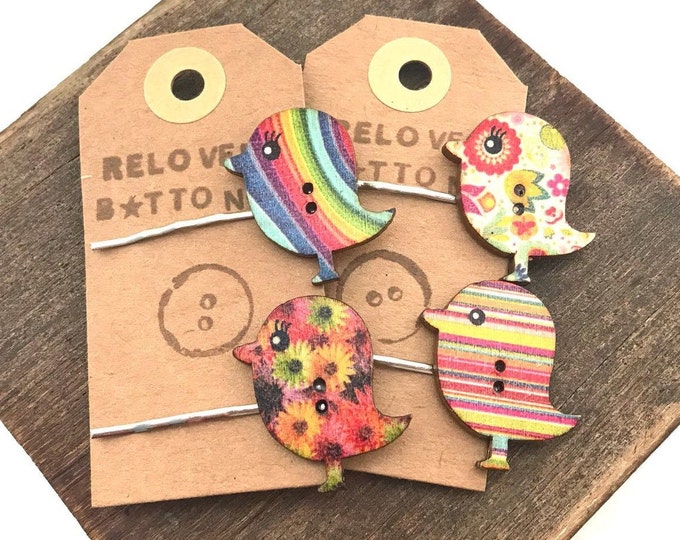 Bird Hair Clips