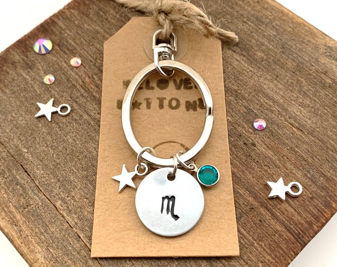 Zodiac Keyring