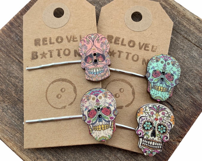 Skull Hair-clips