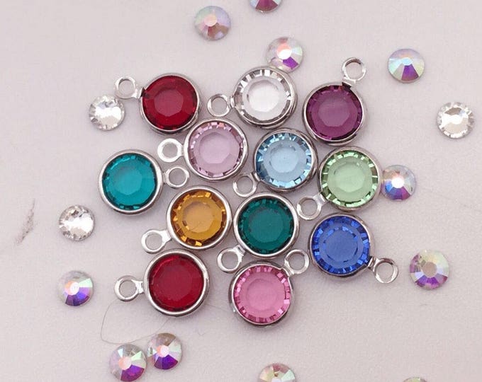 Birthstone Charm - single