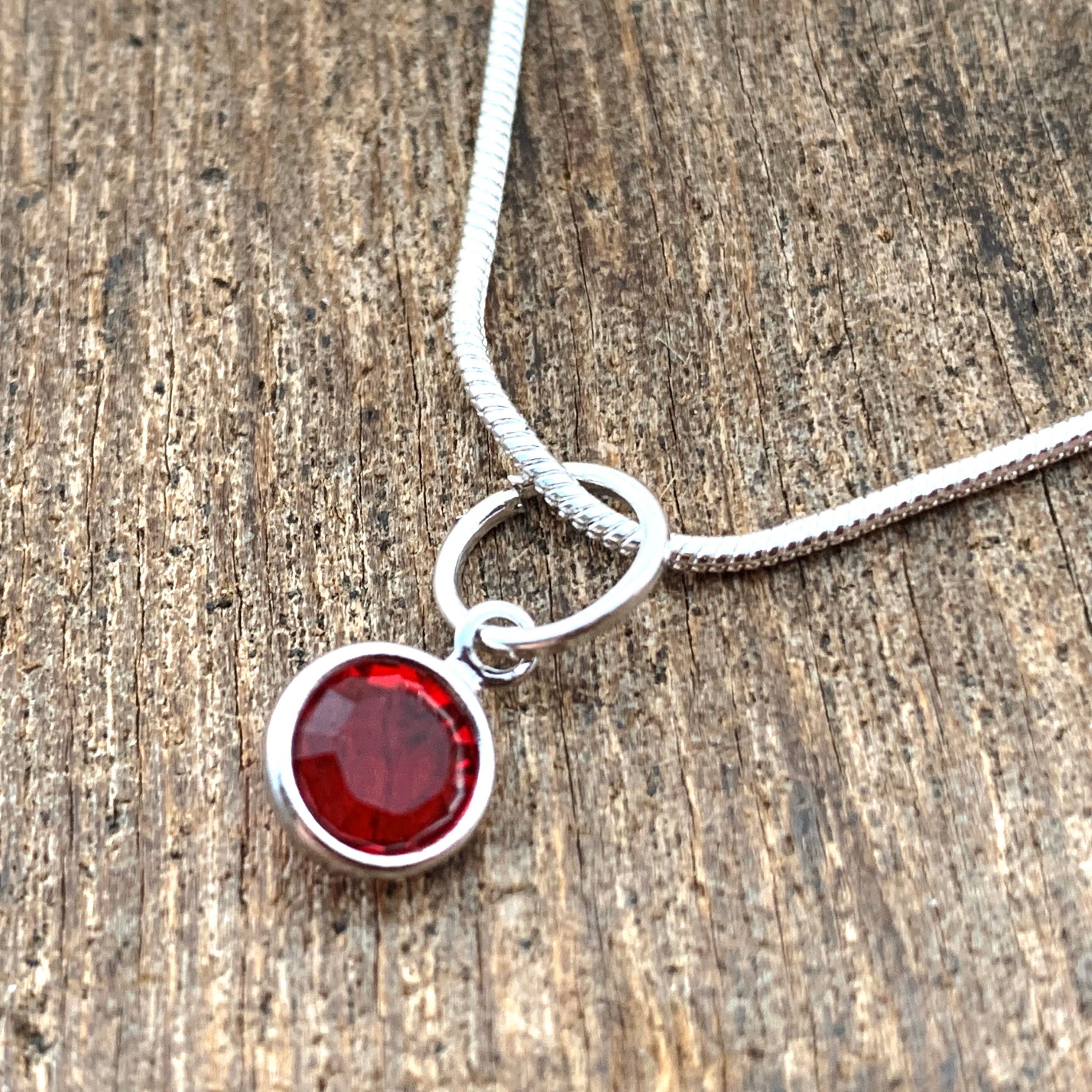 Birthstone Necklace January