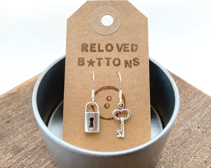 Lock & Key Earrings