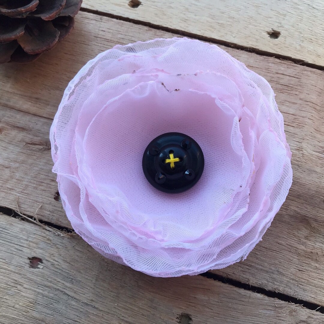 Wedding flower pin, pink flower pin, wedding flower corsage, flower pin