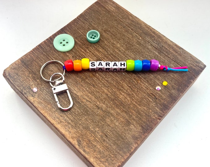 Named Keyring or Bag Charm