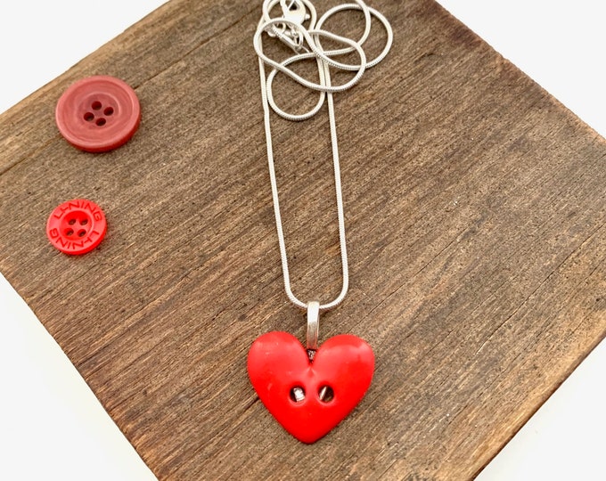 Red Heart Necklace