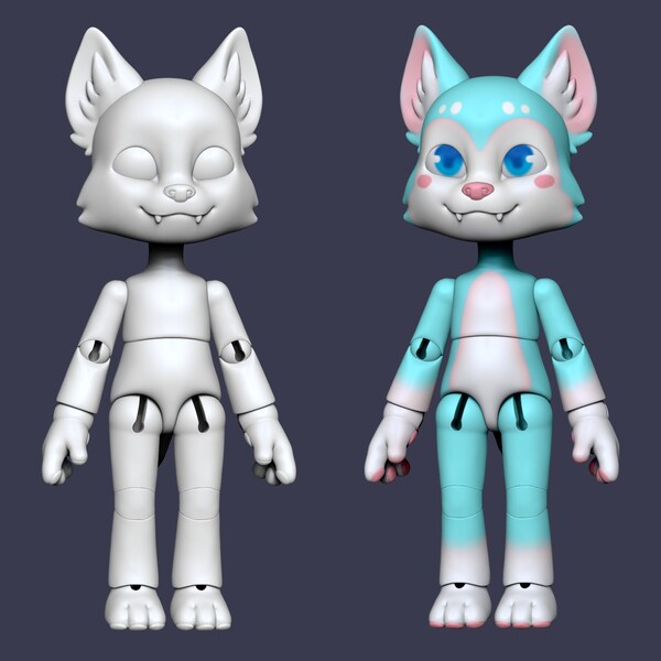 Kaiyah 1/12 bjd [STL]