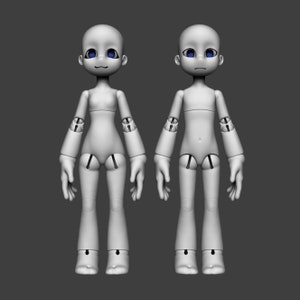 Miko and Niko BJD [STL]