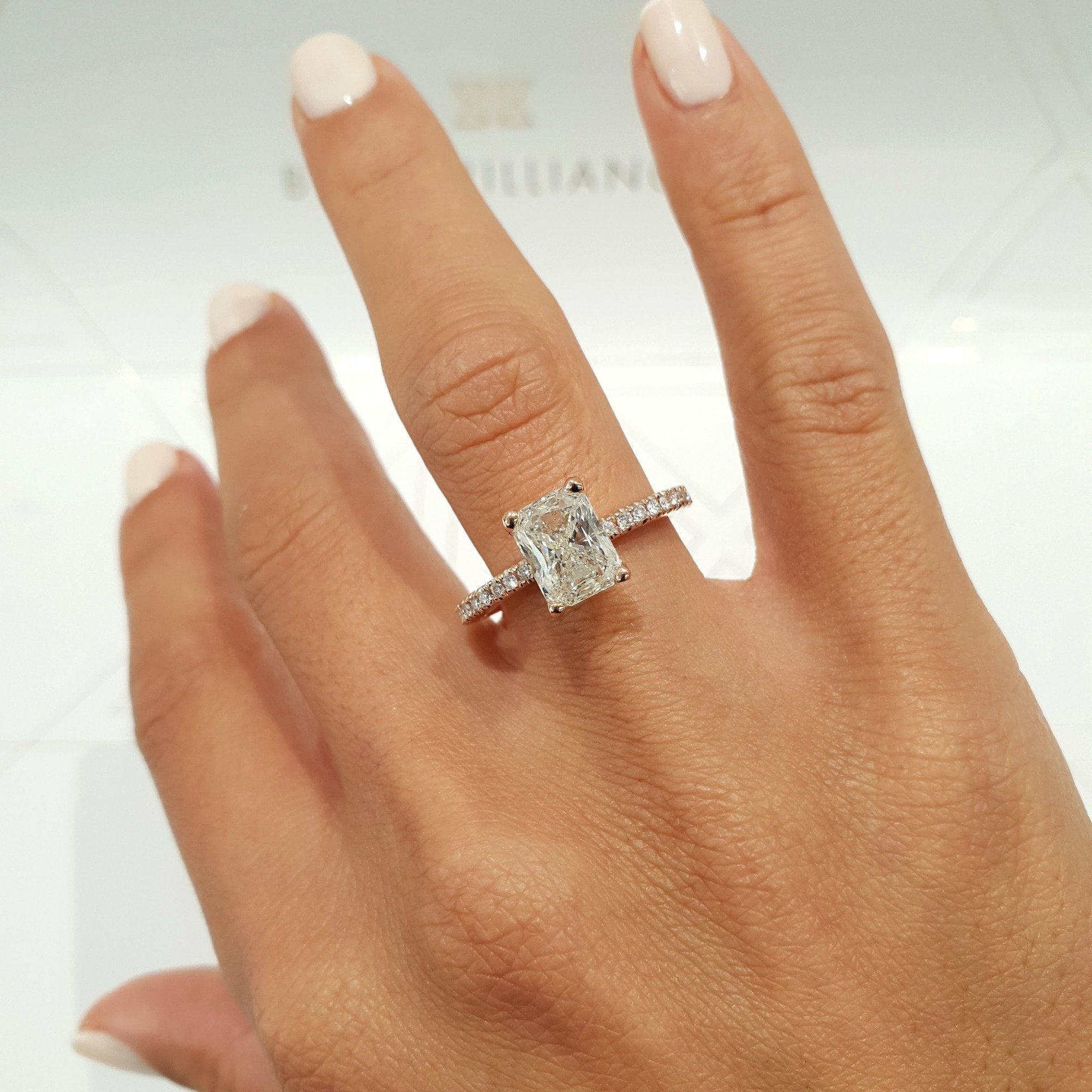 radiant engagement ring radiant engagement ring