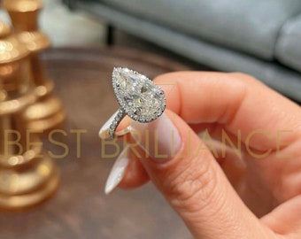 Pear 2024 diamond rings