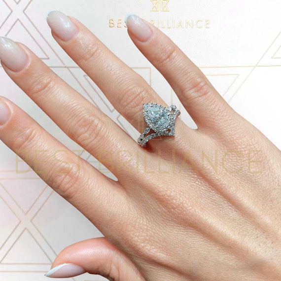Mauli Jewels Engagement Rings for Women 1.15 Carat Halo Created Ruby And  Diamond Bridal Set 4-prong 14k Rose Gold - Walmart.com