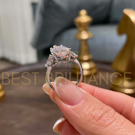 5.5 カラット ダイヤモンド リングF VS2 ペア ダイヤモンド14K