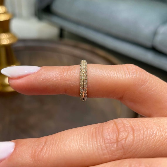 Wedding Natural Diamonds Ring 18K Yellow Gold 0.5 Carat Etsy UK