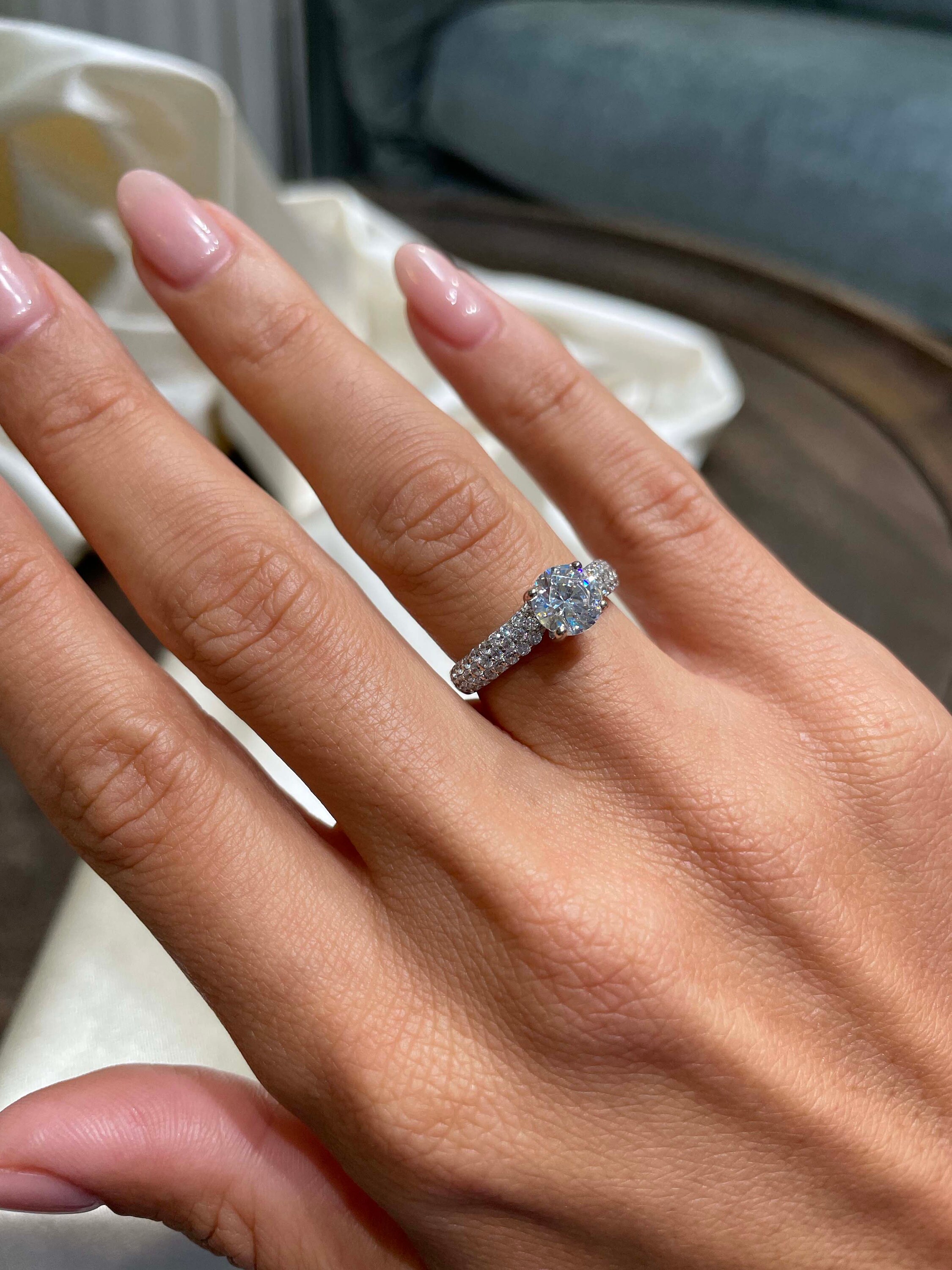 Zales 1.5 2024 carat diamond ring