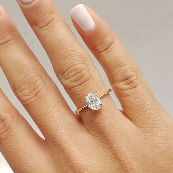 oval engagement rings near me