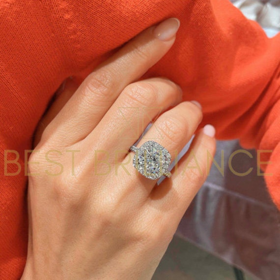5 Carat Black Diamond Solitaire Engagement Ring 14k Black Gold Certified  Unique Huge Handmade