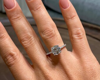 Anillos De Plata Para Mujer 925 ANILLO CON DIAMANTES EN PLATA