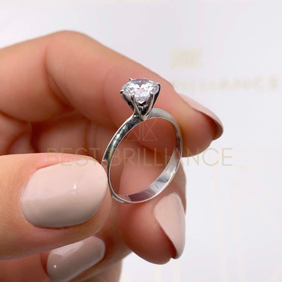 1.7 Ct. Round Cut Natural Diamond Cushion Halo Pave Diamond Engagement Ring  (GIA Certified) | Diamond Mansion