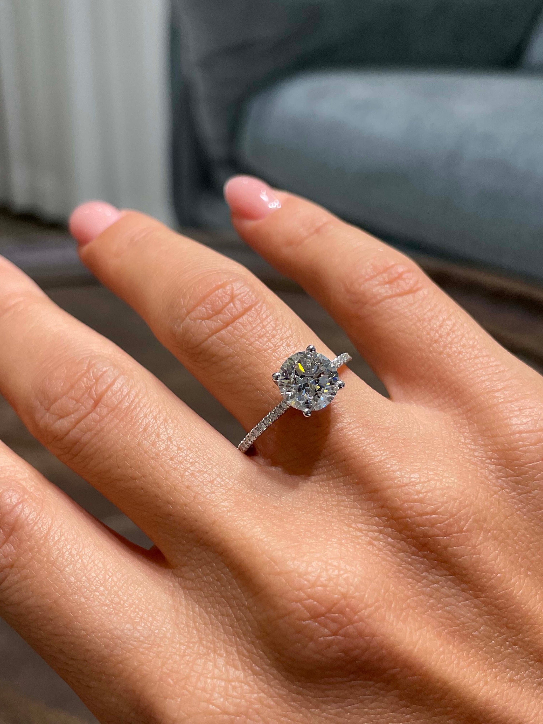 Value of 2.12 carat best sale diamond