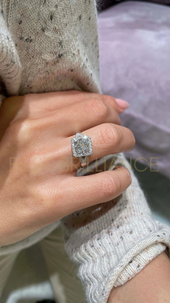 Big Carat Engagement Ring | Big Carat Diamond Ring | Big Diamond Engag –  Minx London