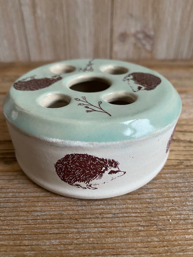 Flower Frog Ceramic Lid Fits Canning Jar Potpourri Jar Lid Etsy