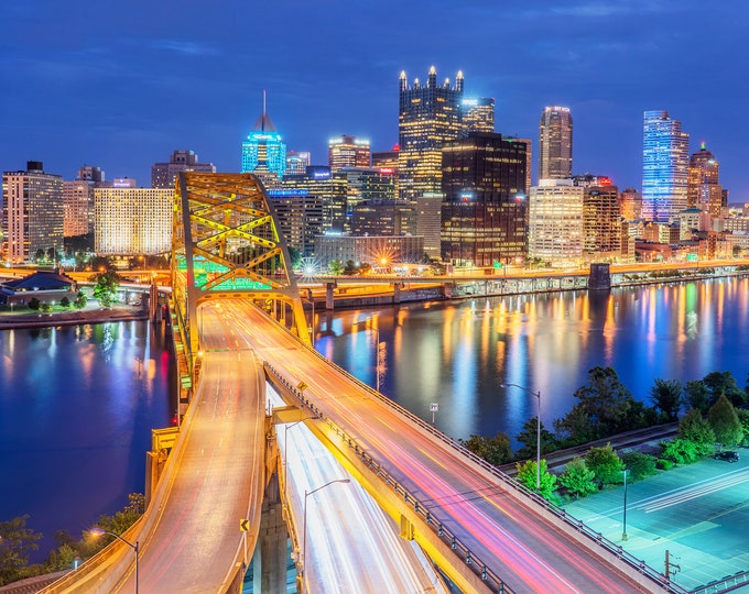 Pittsburgh from the roof of the tunnel - Various Prints