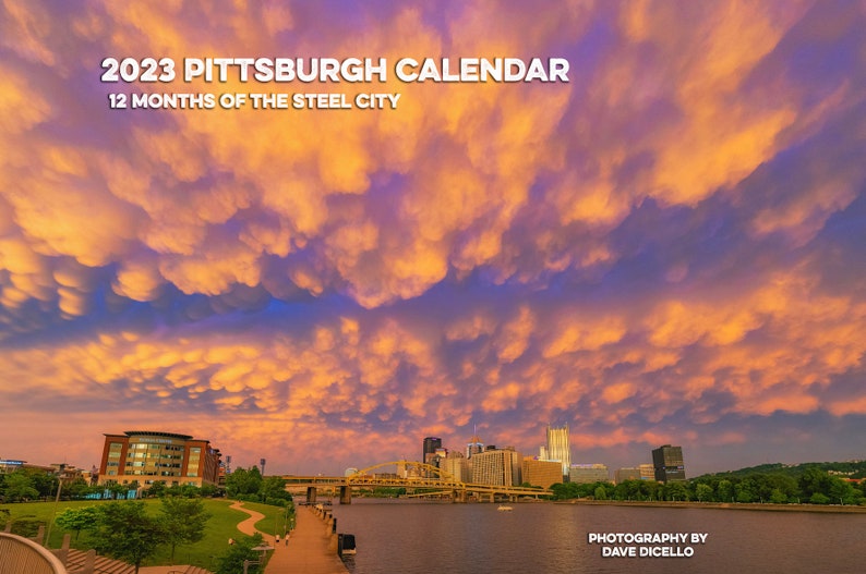 2023 Pittsburgh Calendar Etsy