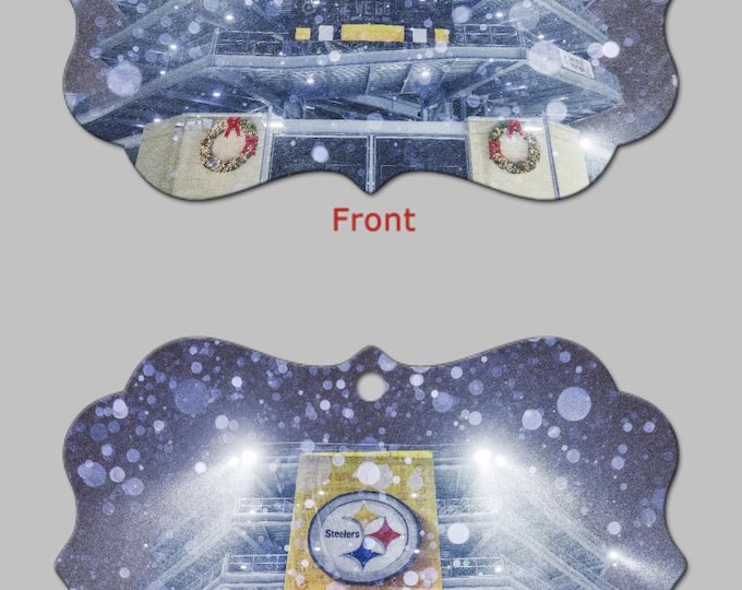 Acrisure Stadium Snowglobe scenes - Pittsburgh Christmas Ornaments