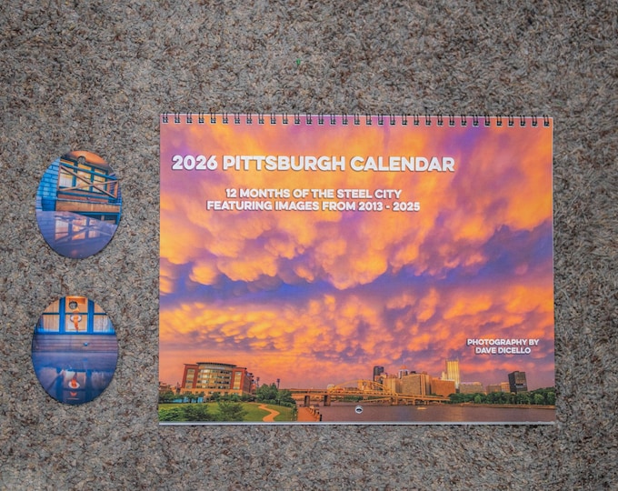 2026 Pittsburgh Calendar and Ornament Bundle - A Christmas Story House