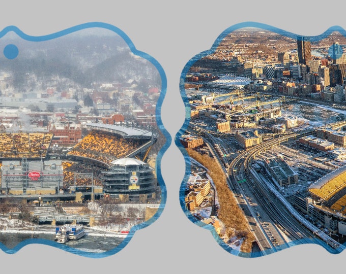 Heinz Field in the Snow - Pittsburgh Christmas - Pittsburgh Christmas Ornaments