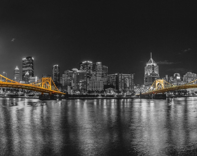 A black and gold night in Pittsburgh - Various Prints