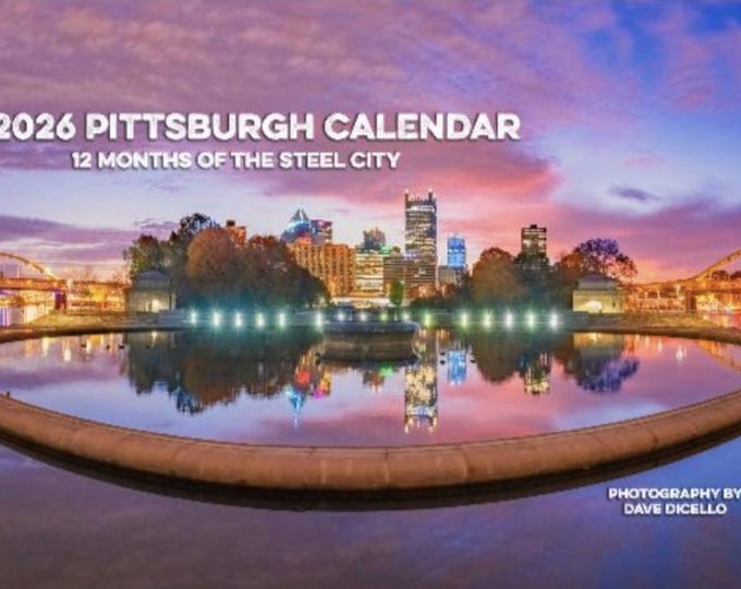 2026 Pittsburgh Desktop Calendar