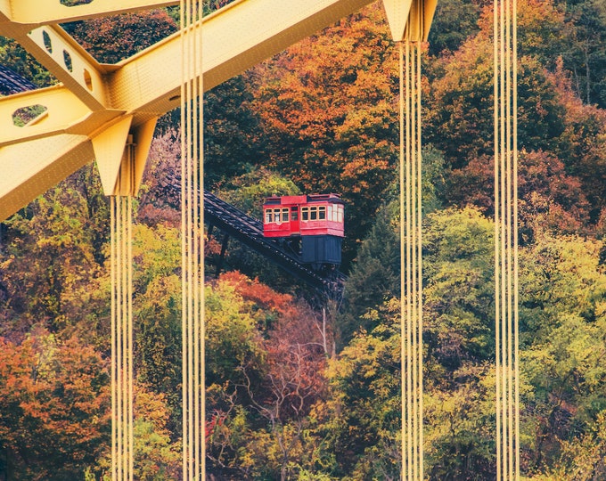 Seasons of the Duquesne Incline in Pittsburgh - Various Prints