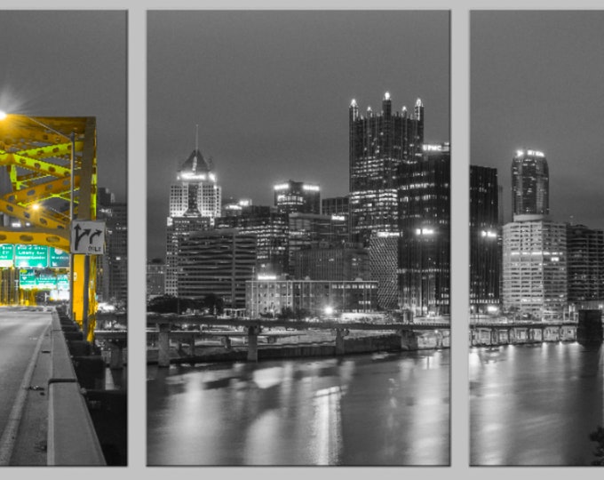 A black and gold entrance - Pittsburgh Triptych - Various formats