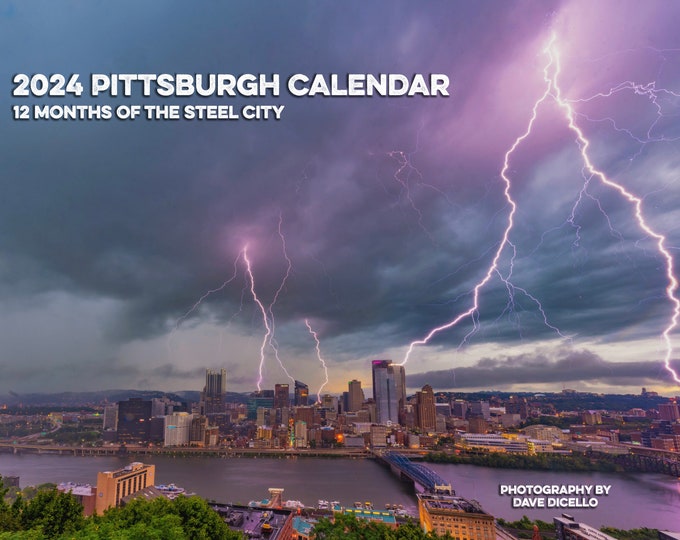 2024 Pittsburgh Calendar - Wall Calendar