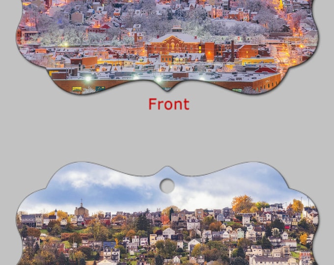 The Slopes - Pittsburgh Christmas Ornaments