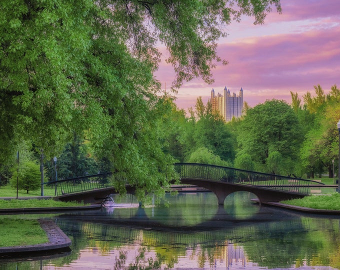 A spring morning at Lake Elizabeth - North Side - Pittsburgh Prints