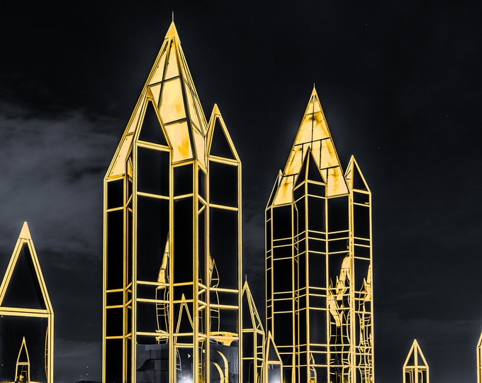 The black and gold spires - Various Prints